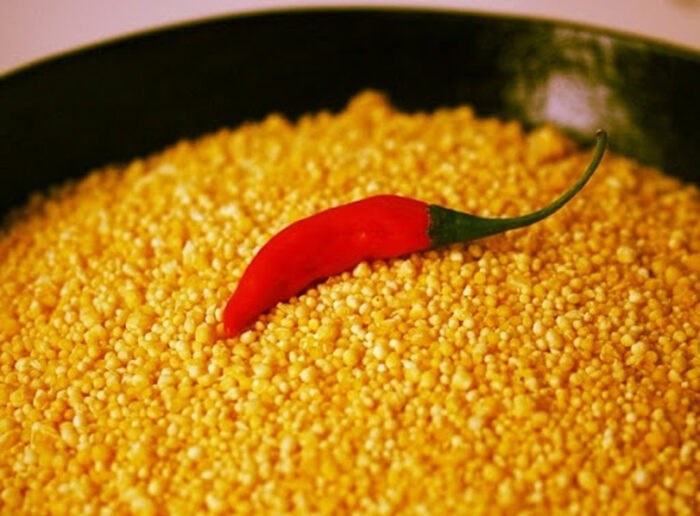 Farinha Saborizada de pimenta, charque, cebola, camarão